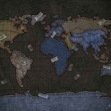 Jeans world map